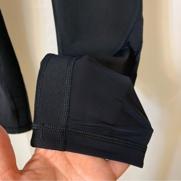Lululemon Wunder Under High-Rise Tight 25" Chiffon Mesh Black Size 8 - Picture 7 of 8